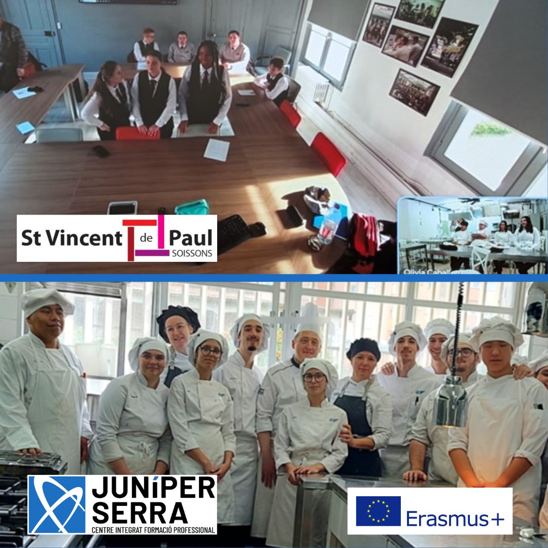 Professor francès visita el Juníper (Erasmus+)